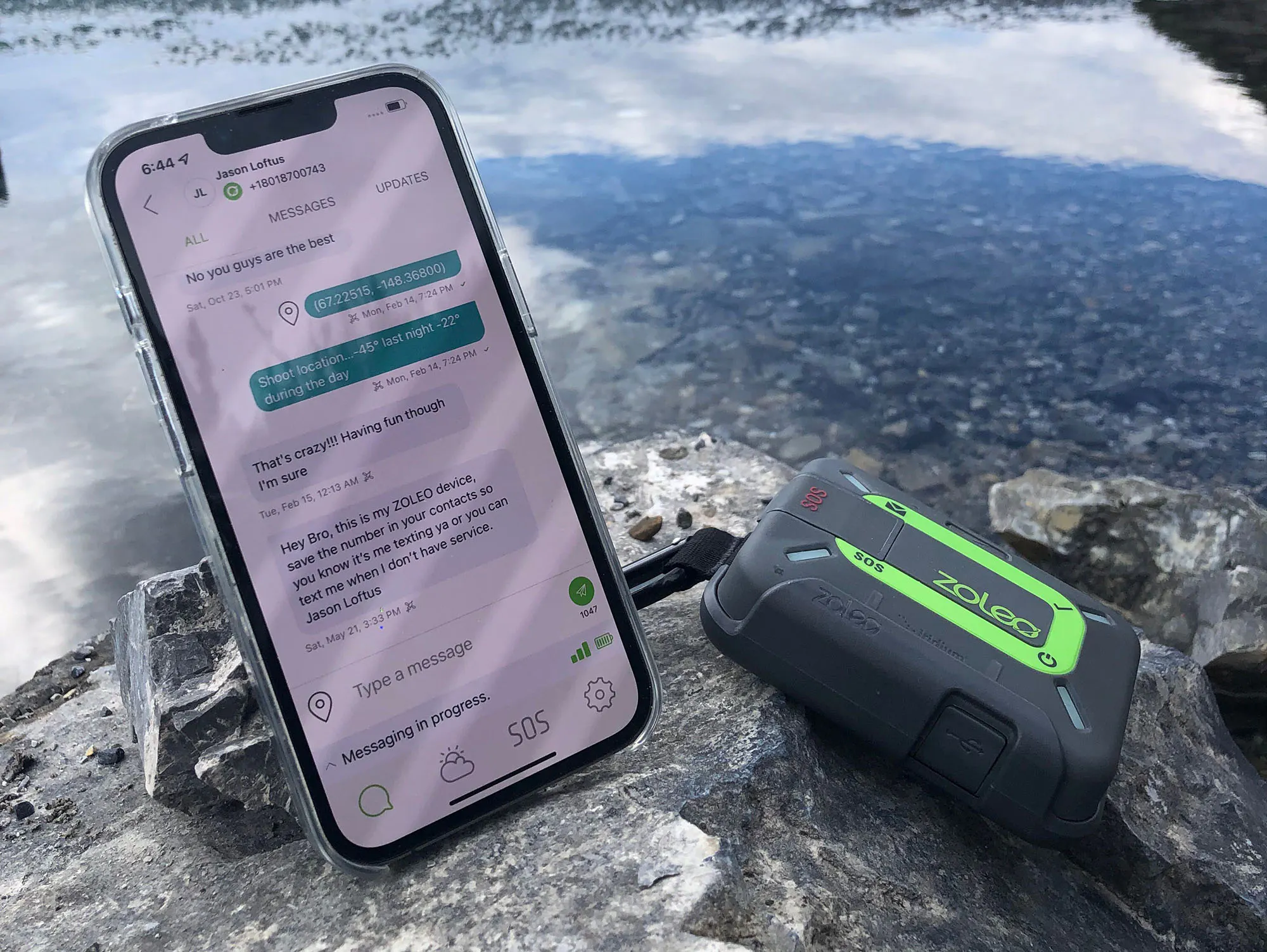 ZOLEO App and ZOLEO Device