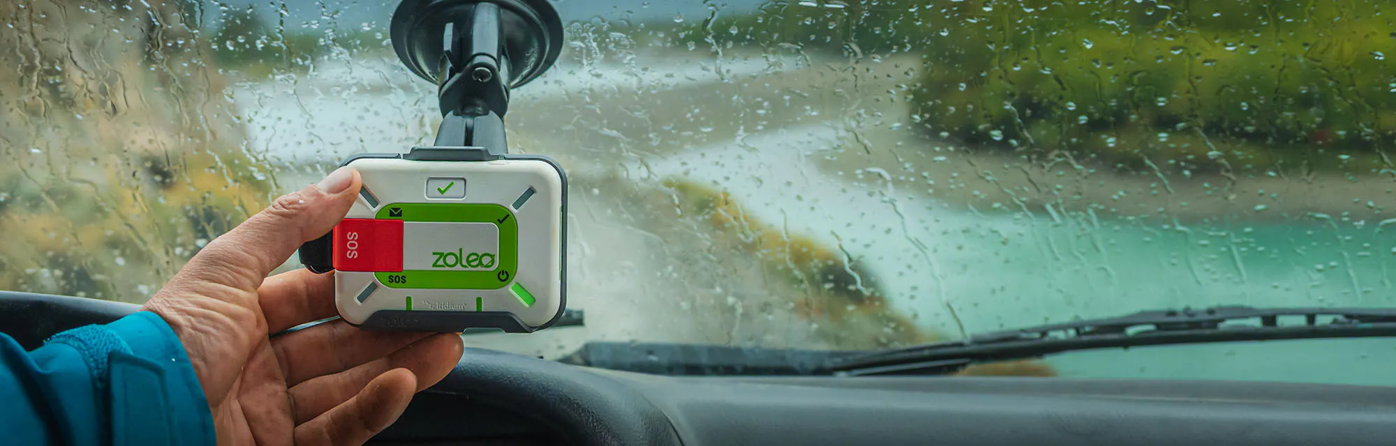driving with ZOLEO 1500 device