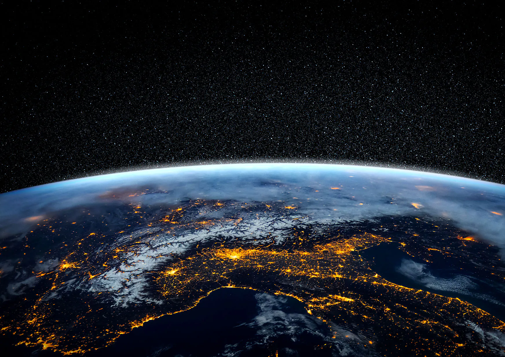 Earth from the space