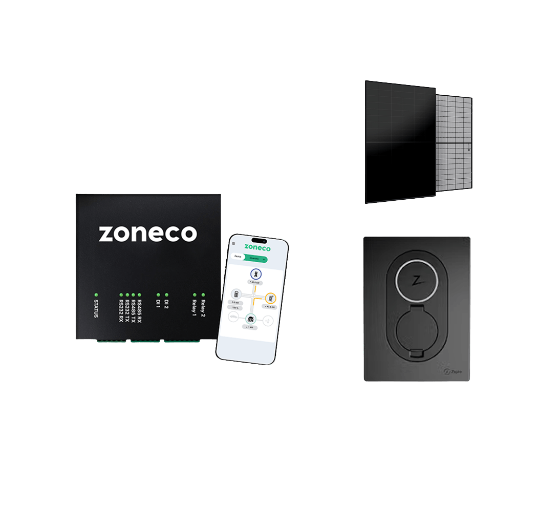 Zoneco Smartbox bij aanschaf van Zonnepanelen of Laadpaal
