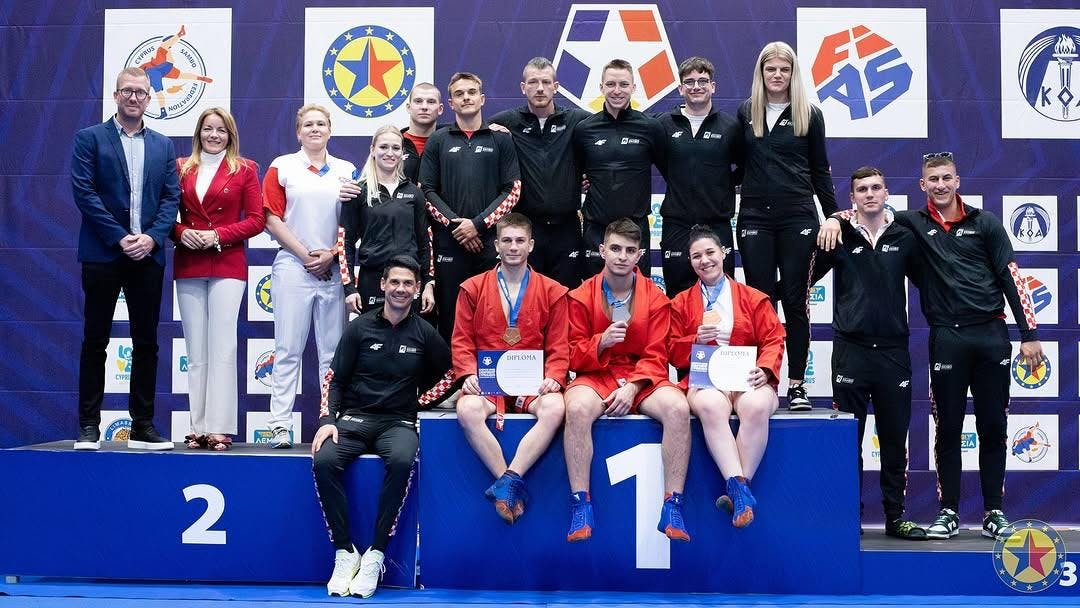 Hrvatski sambo predstavnici s Europskog prvenstva donijeli sedam medalja