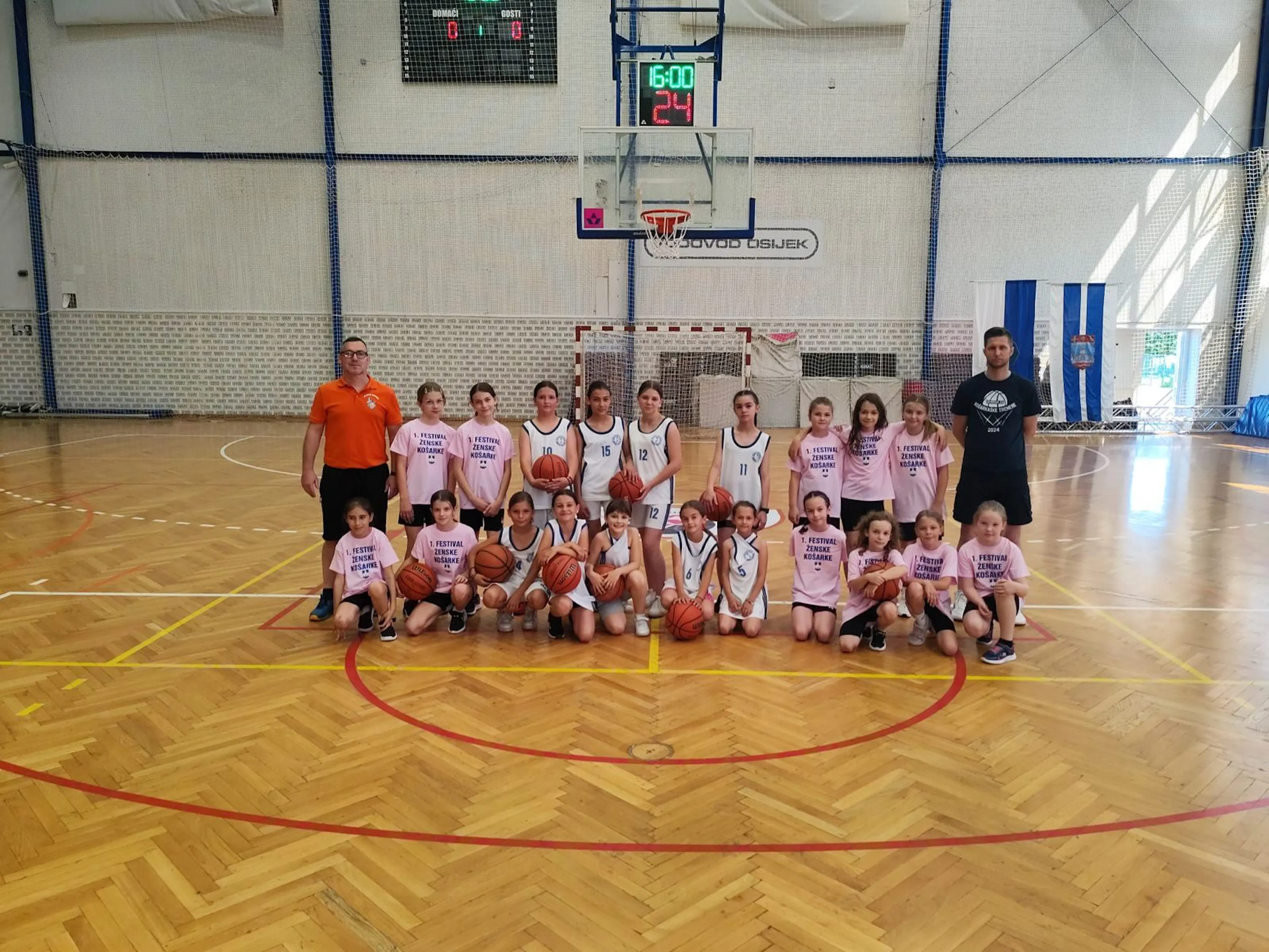 Održan prvi festival ženske košarke