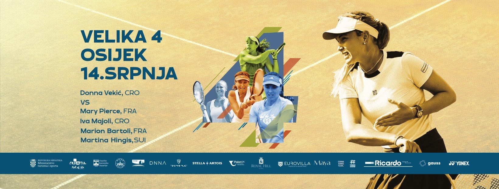 Teniski spektakl „Velika 4“ na sve četiri Grand Slam podloge!