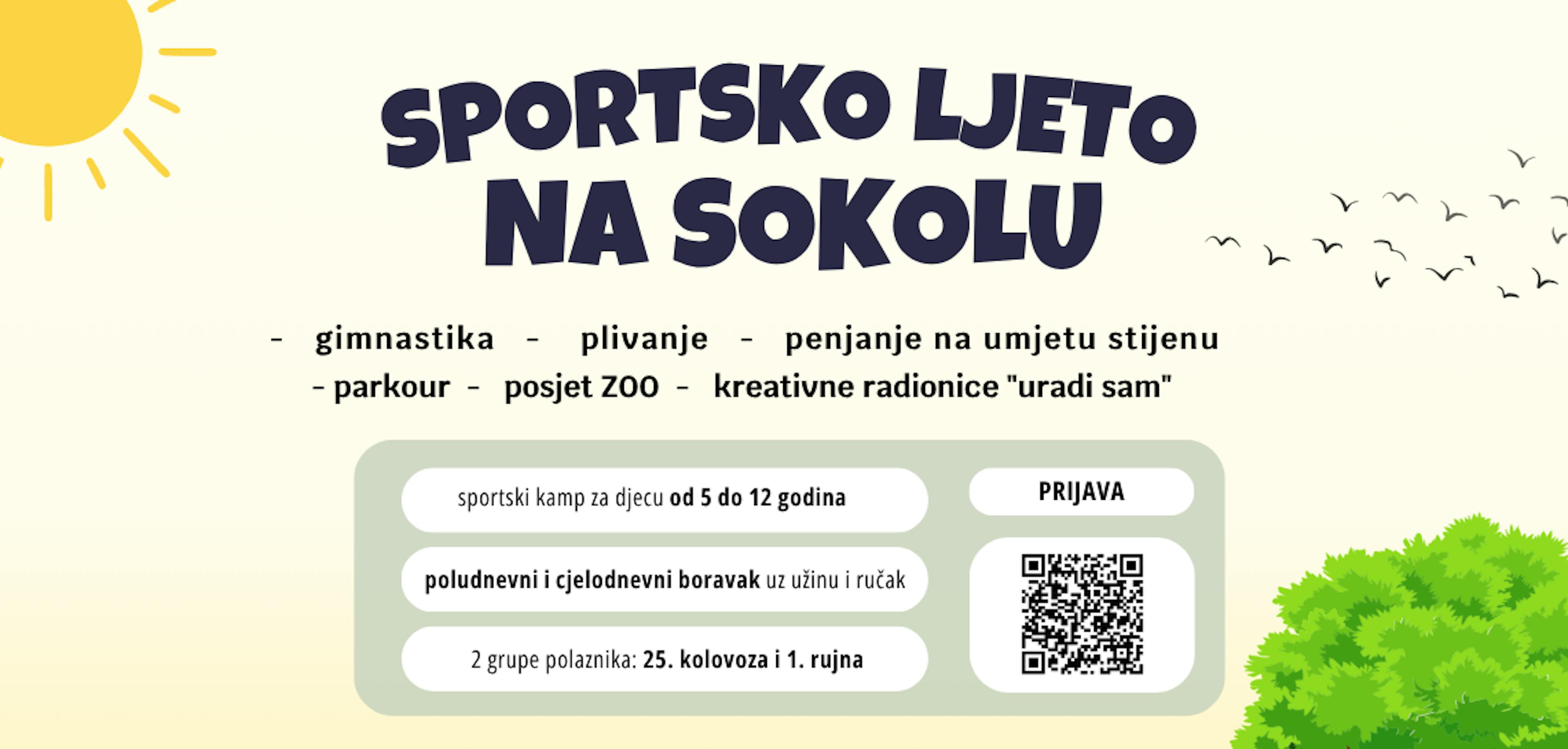 Otvorene prijave za nove termine Sportskog ljeta na Sokolu