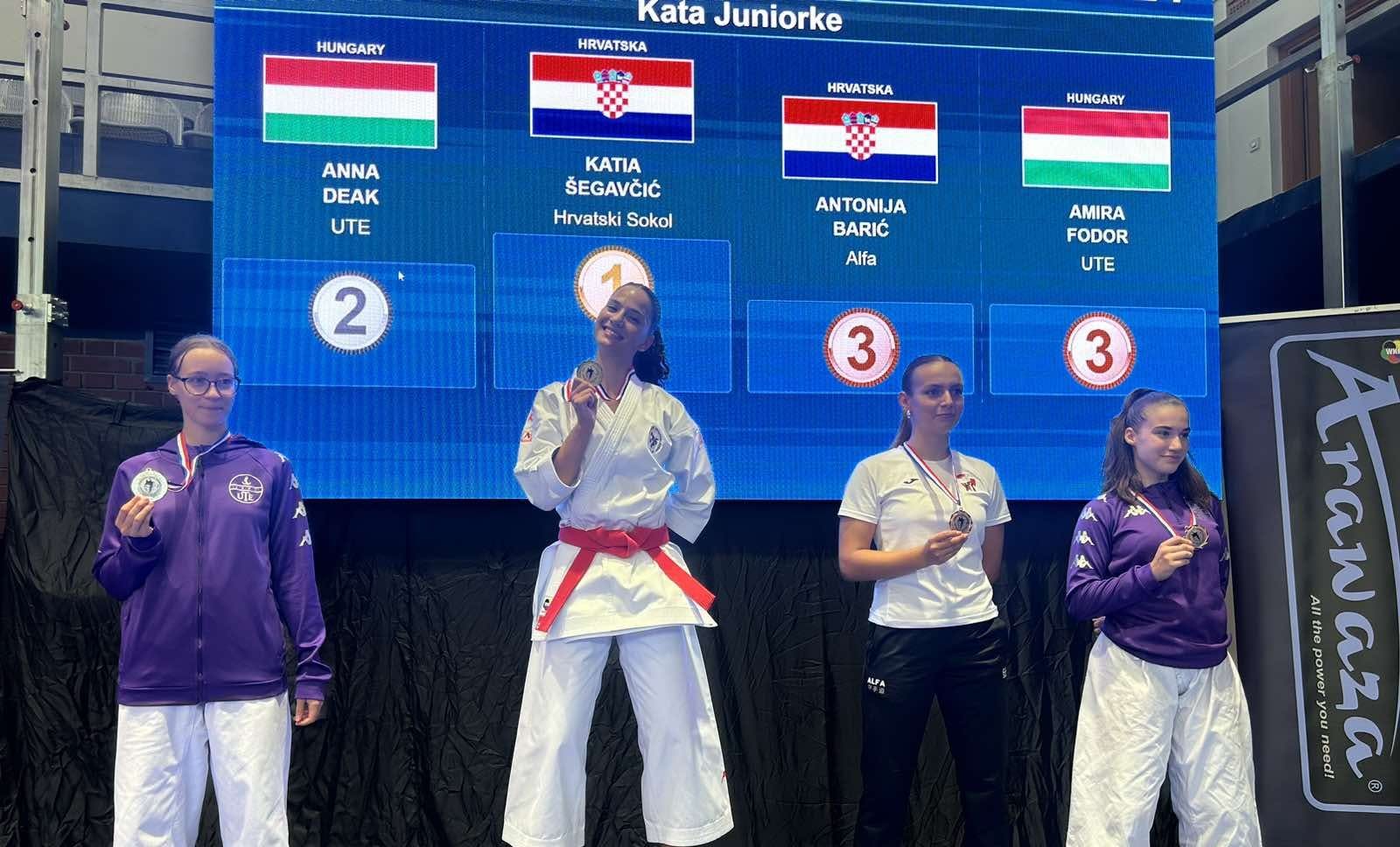 Zlato i srebro za Katiu Šegavčić, tri zlata „akademcima“