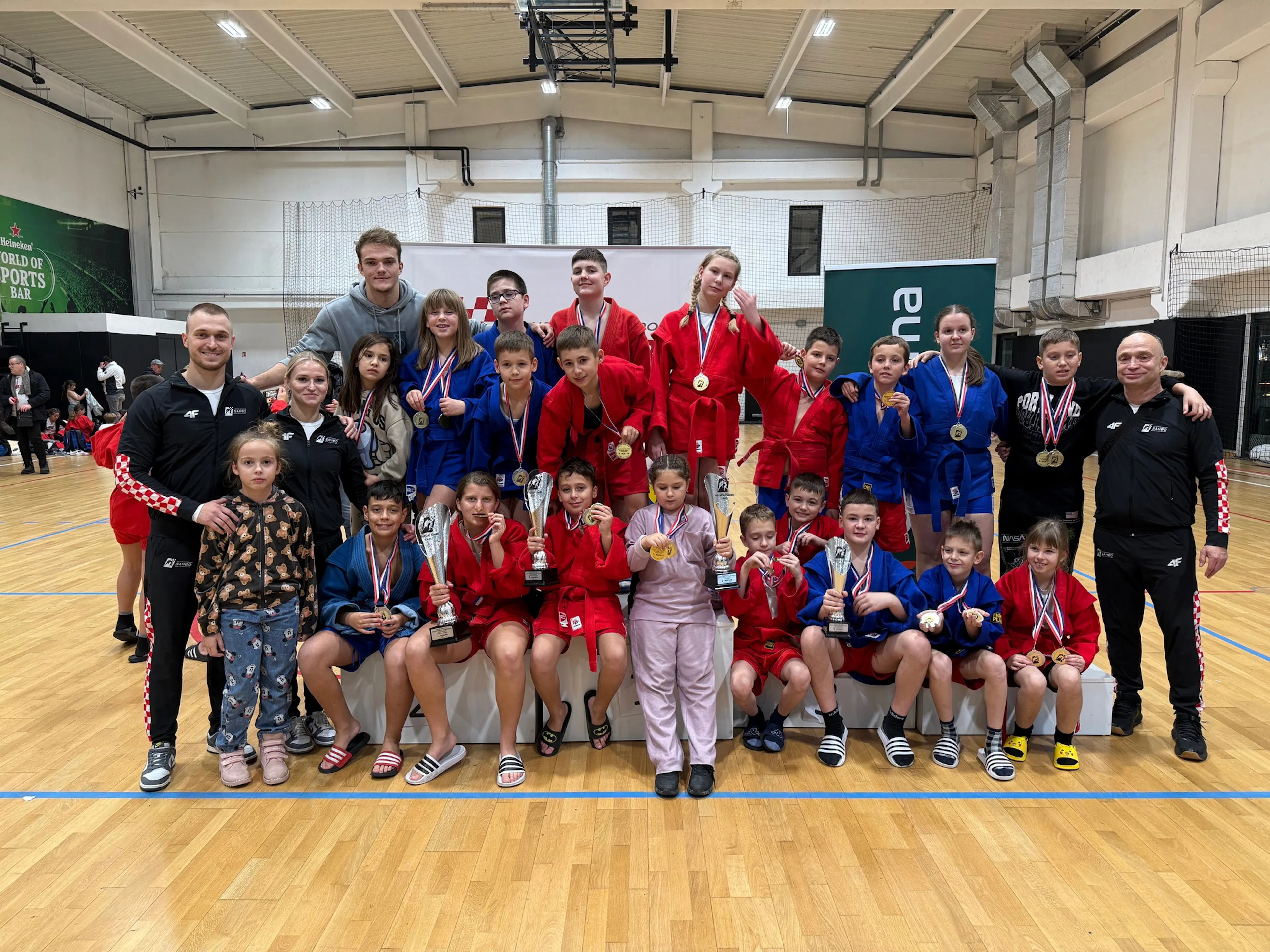 Čak 33 medalje za „mursaše“ na PH u sportskom sambu za djecu