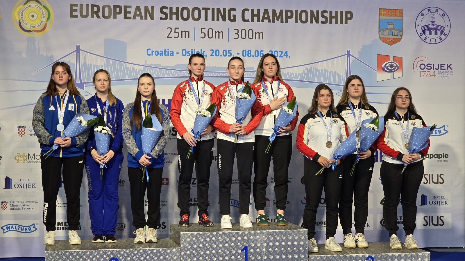 Hrvatska himna za prvakinje Europe!