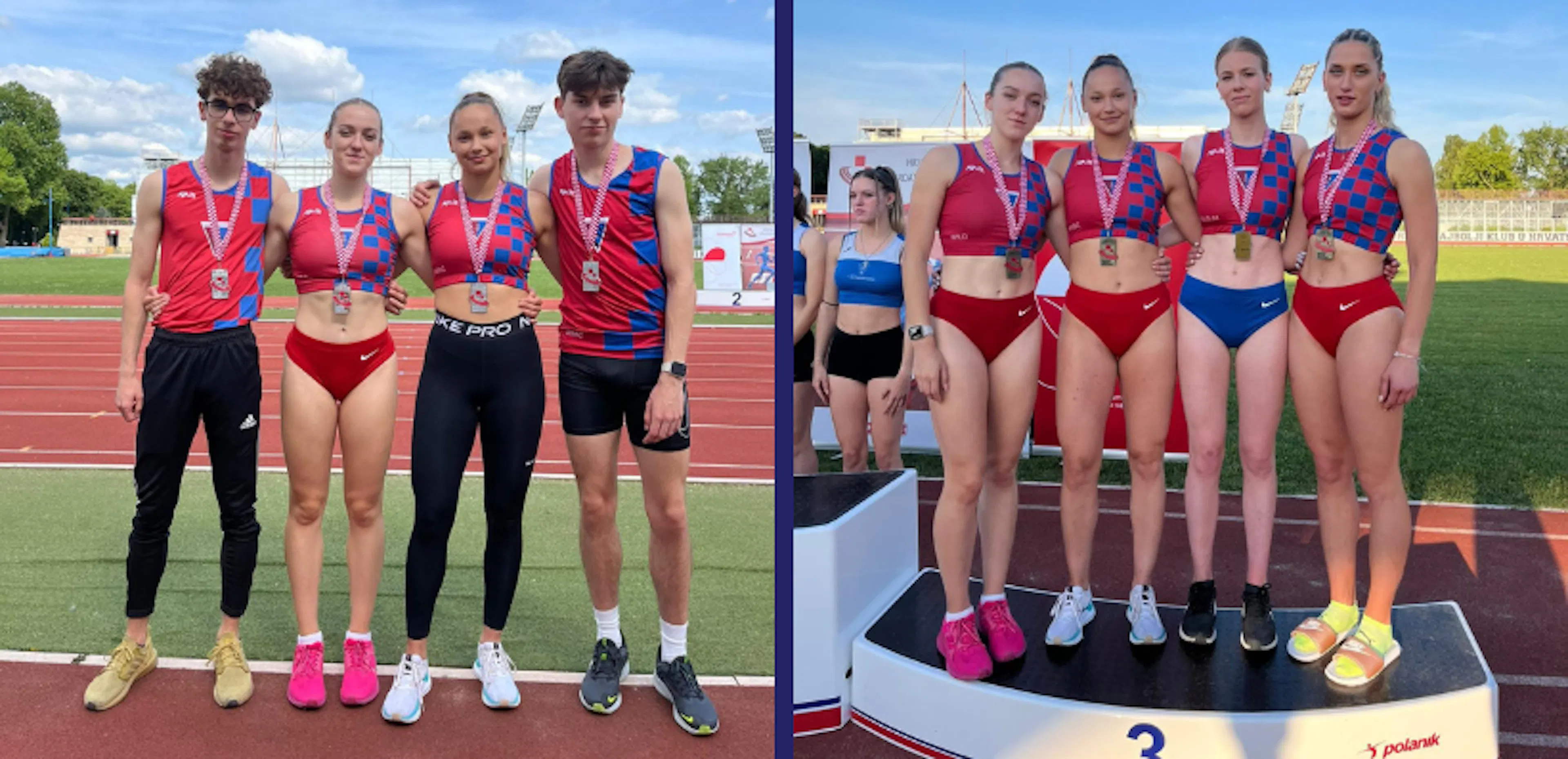 Osječkim atletičarima dvije štafetne medalje