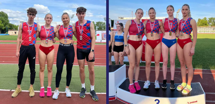 Osječkim atletičarima dvije štafetne medalje