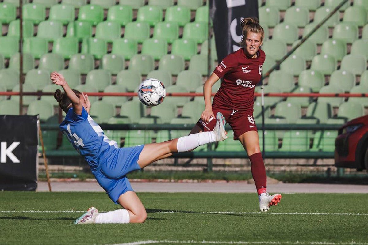 Bijelo-plave djevojke zasjale na početku europskog puta!