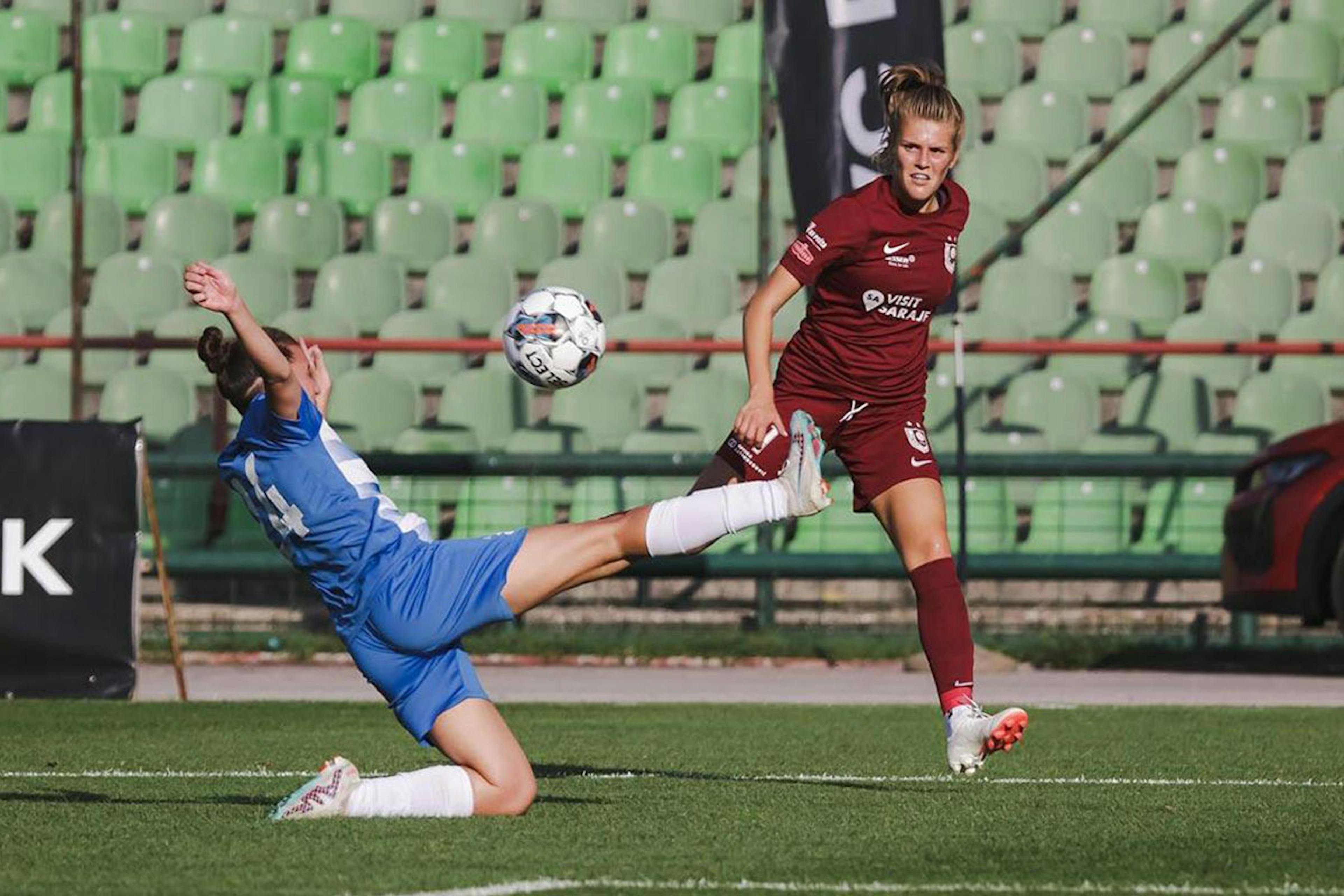 Bijelo-plave djevojke zasjale na početku europskog puta!