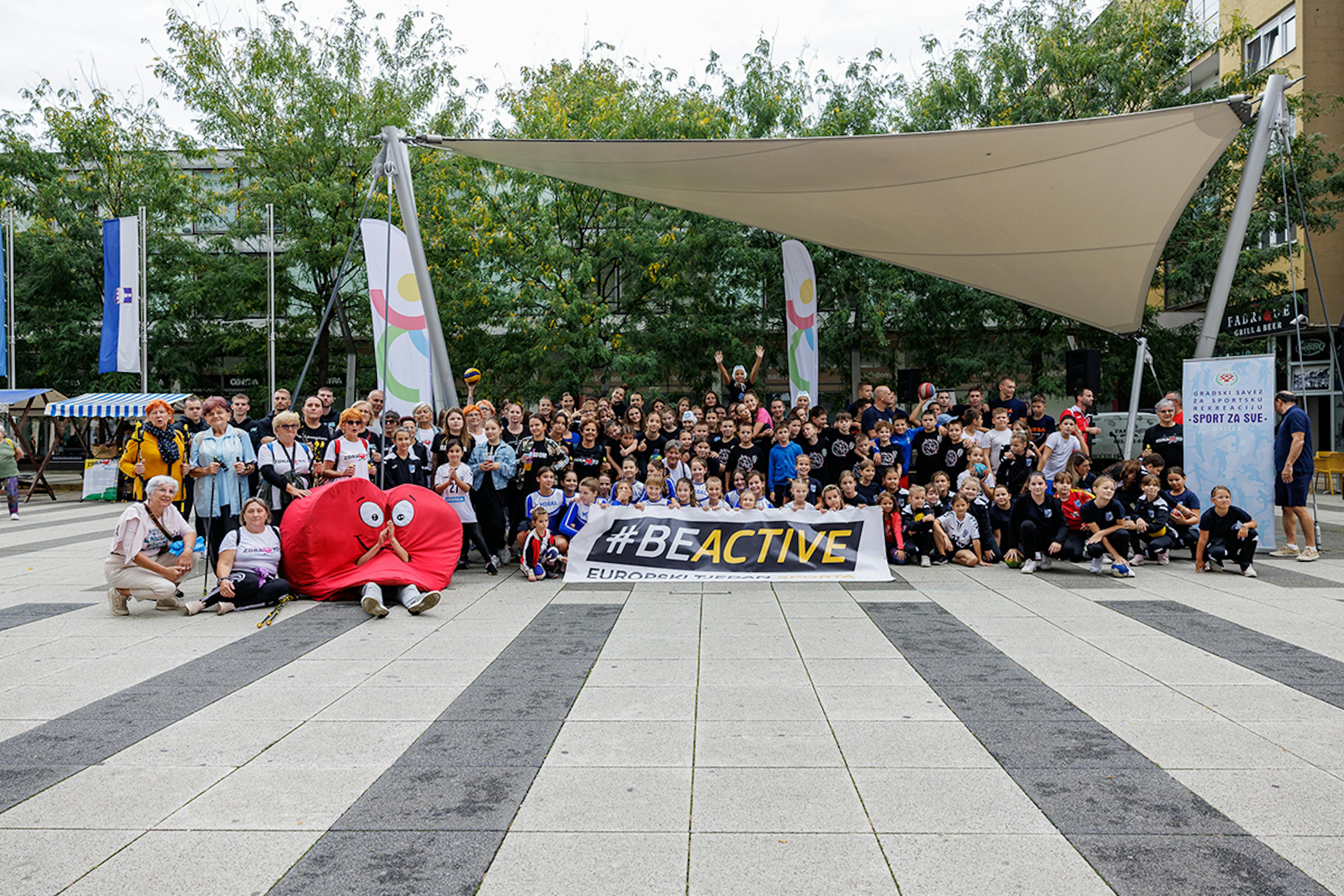 Smotra sporta i plesa na Trgu slobode