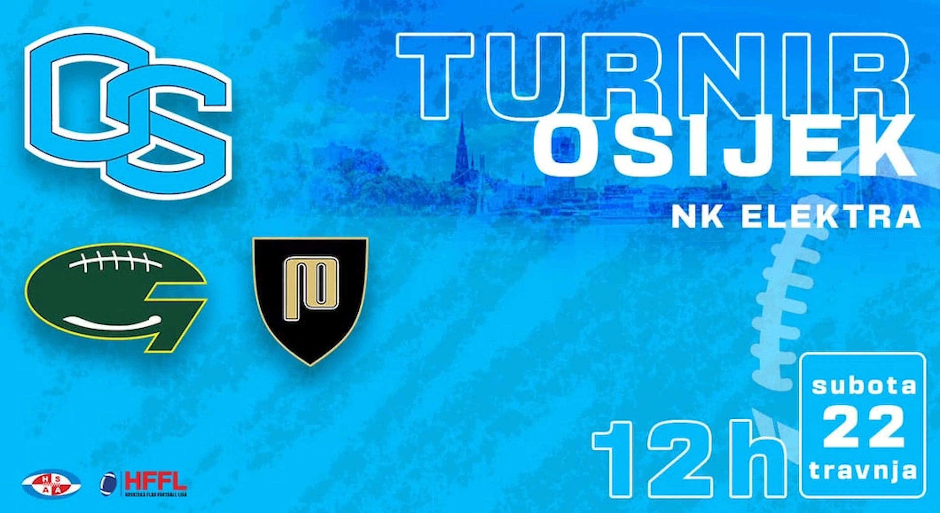 Osječki Topovi ovog vikenda domaćini trećeg ovosezonskog turnira HFFL-a