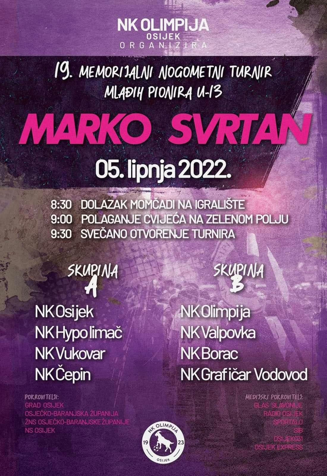19. Memorijal "Marko Svrtan"