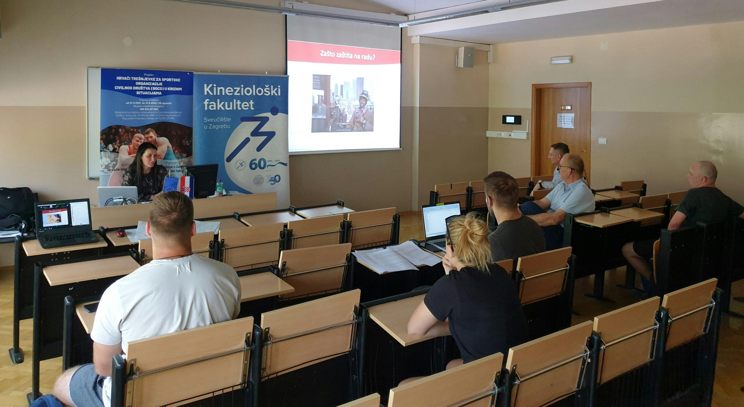 Edukativna radionica "Hrvači Trešnjevke za sportske organizacije civilnog društva u kriznim situacijama"