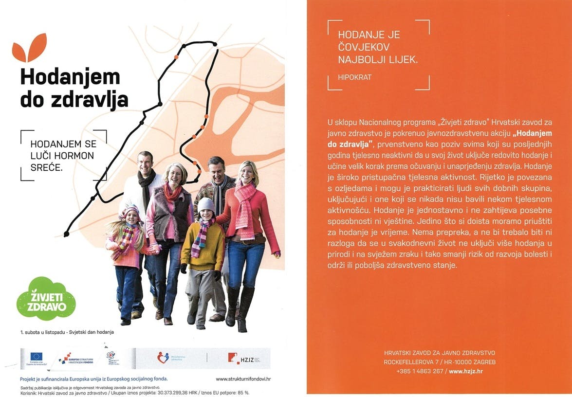 "Hodanjem do zdravlja"