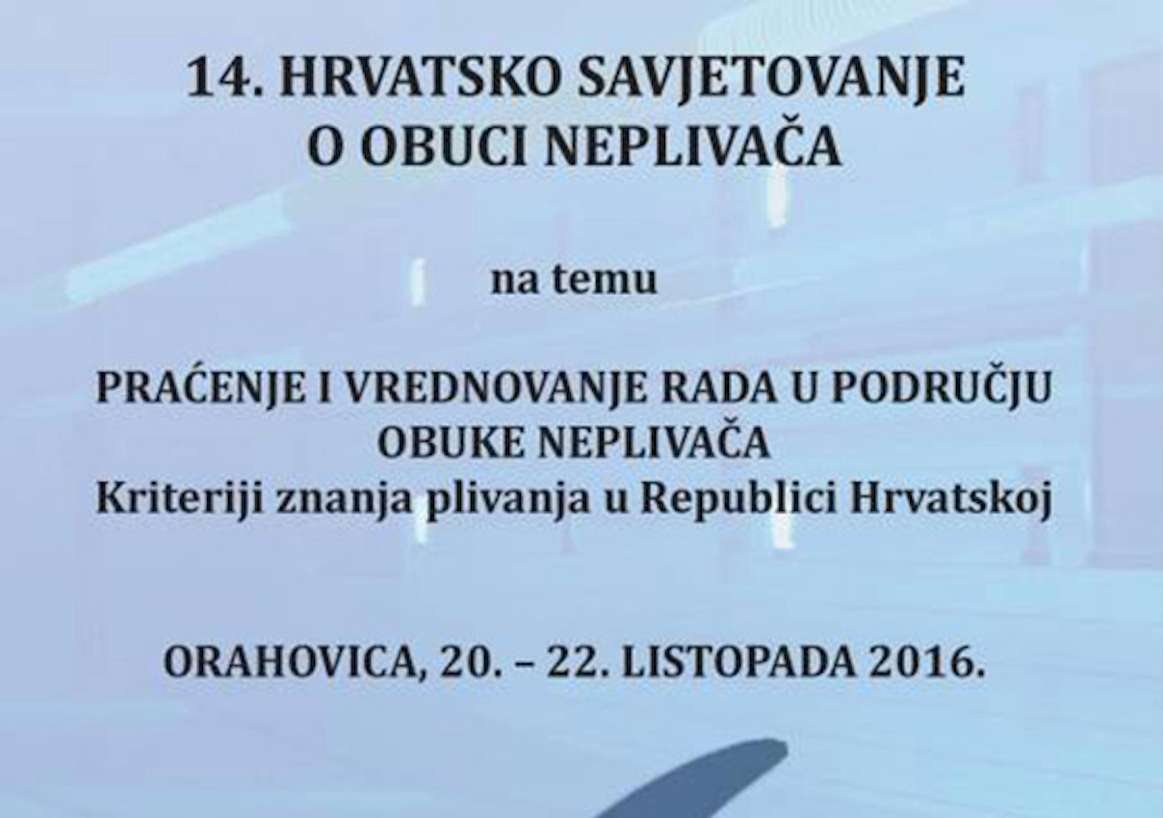 Savjetovanje o obuci neplivača