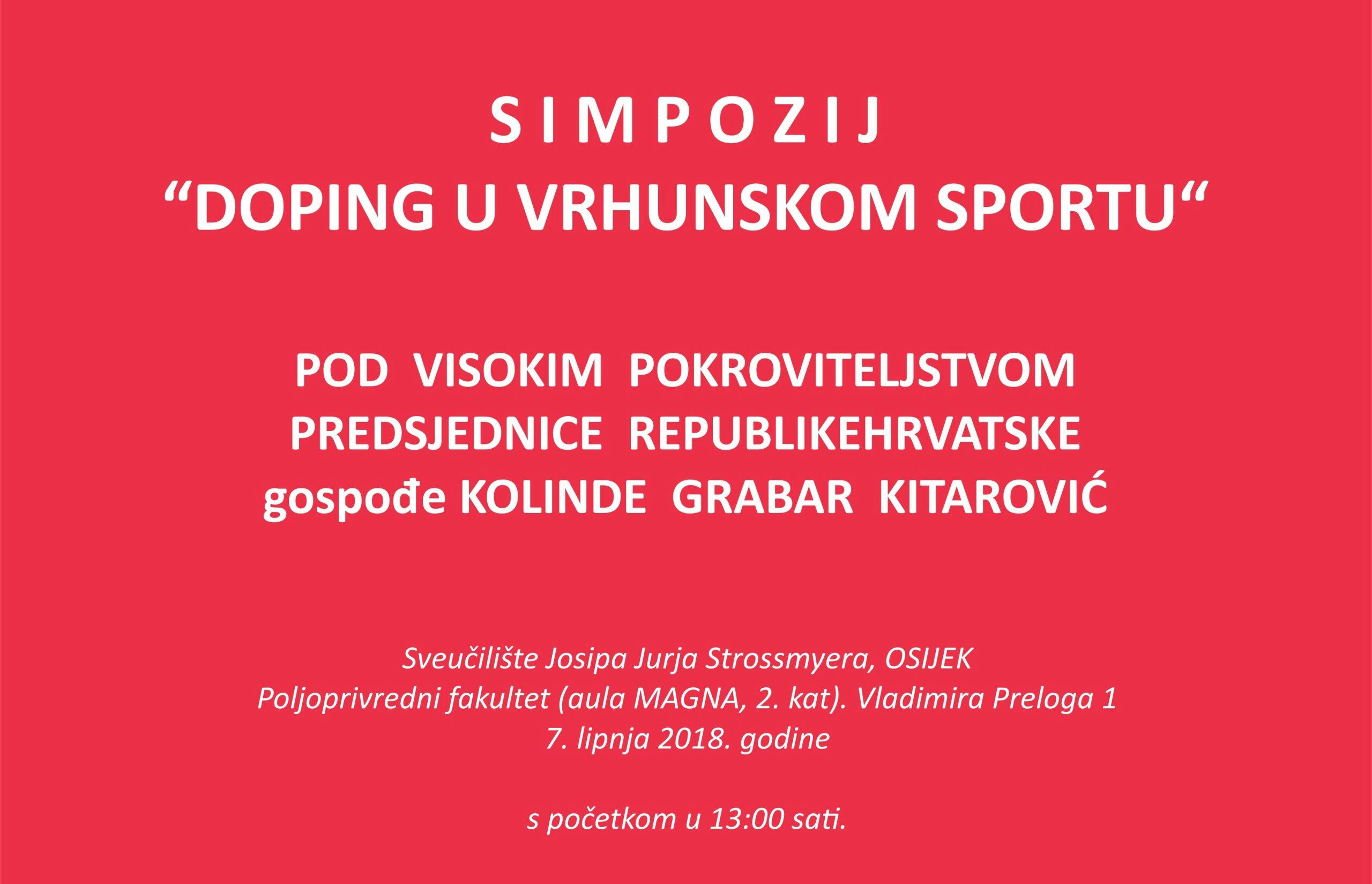 Doping u vrhunskom sportu