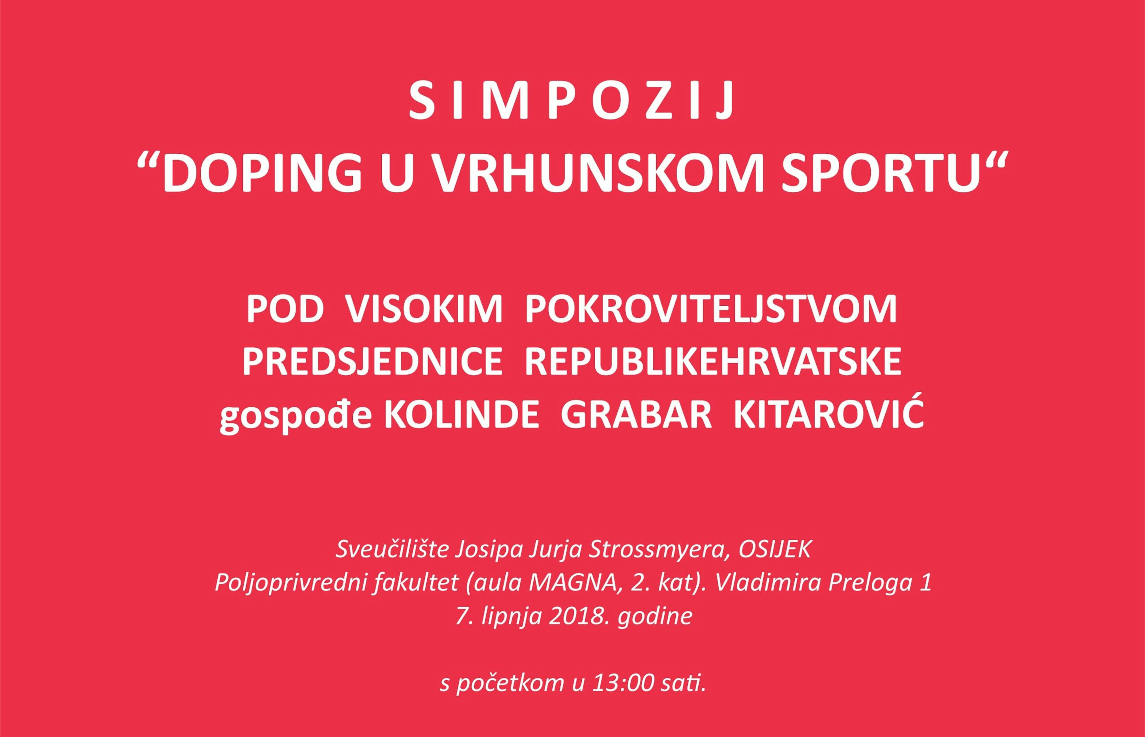 Doping u vrhunskom sportu