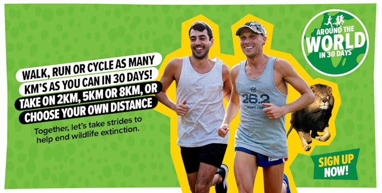 Walk, run or cycle as many km's as you can in 30 days. SIGN UP NOW!