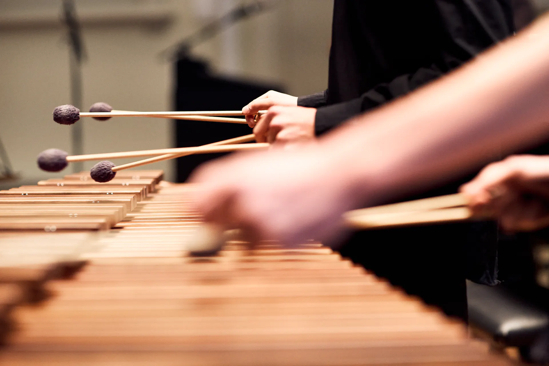 People playing xylophone