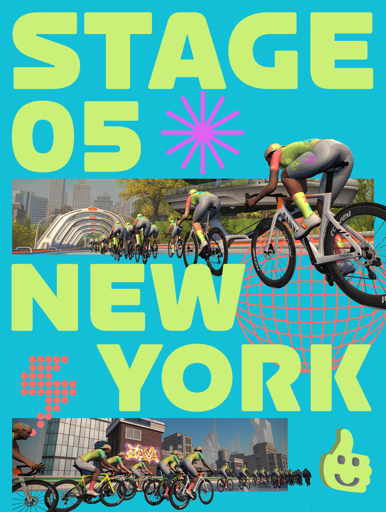 Stage 5 Cycling Tour de Zwift 2023 Zwift