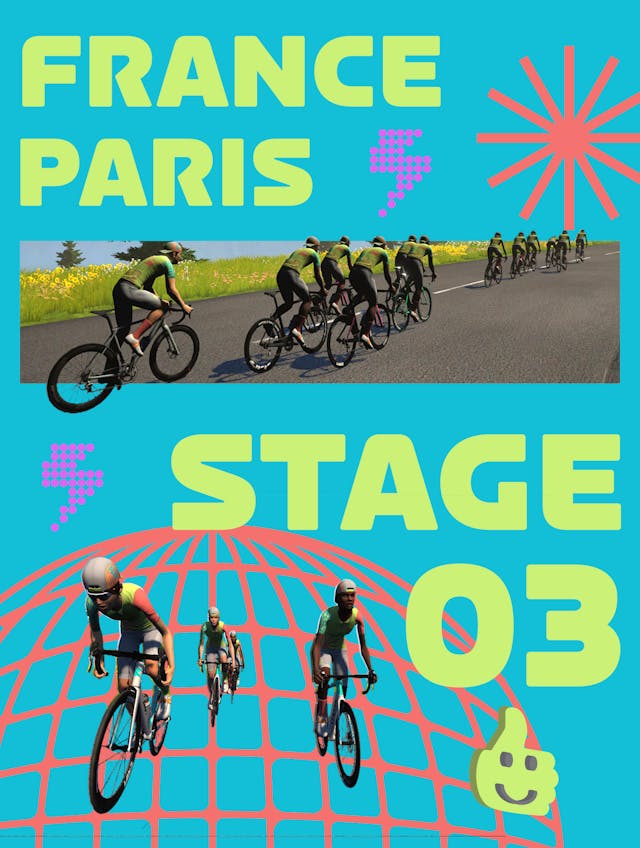 Stage 3 Cycling Tour de Zwift 2023 Zwift