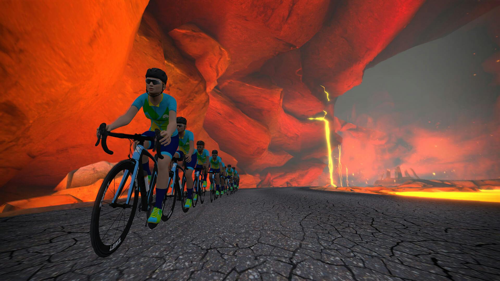 Stage 5 Group Ride & Races Tour of Watopia Cycling Zwift