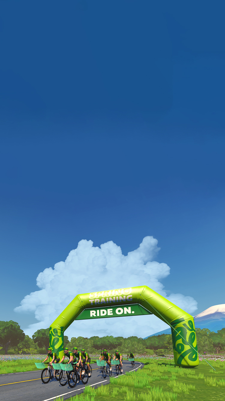 Zwift Spring Training ride workouts hero web desktop