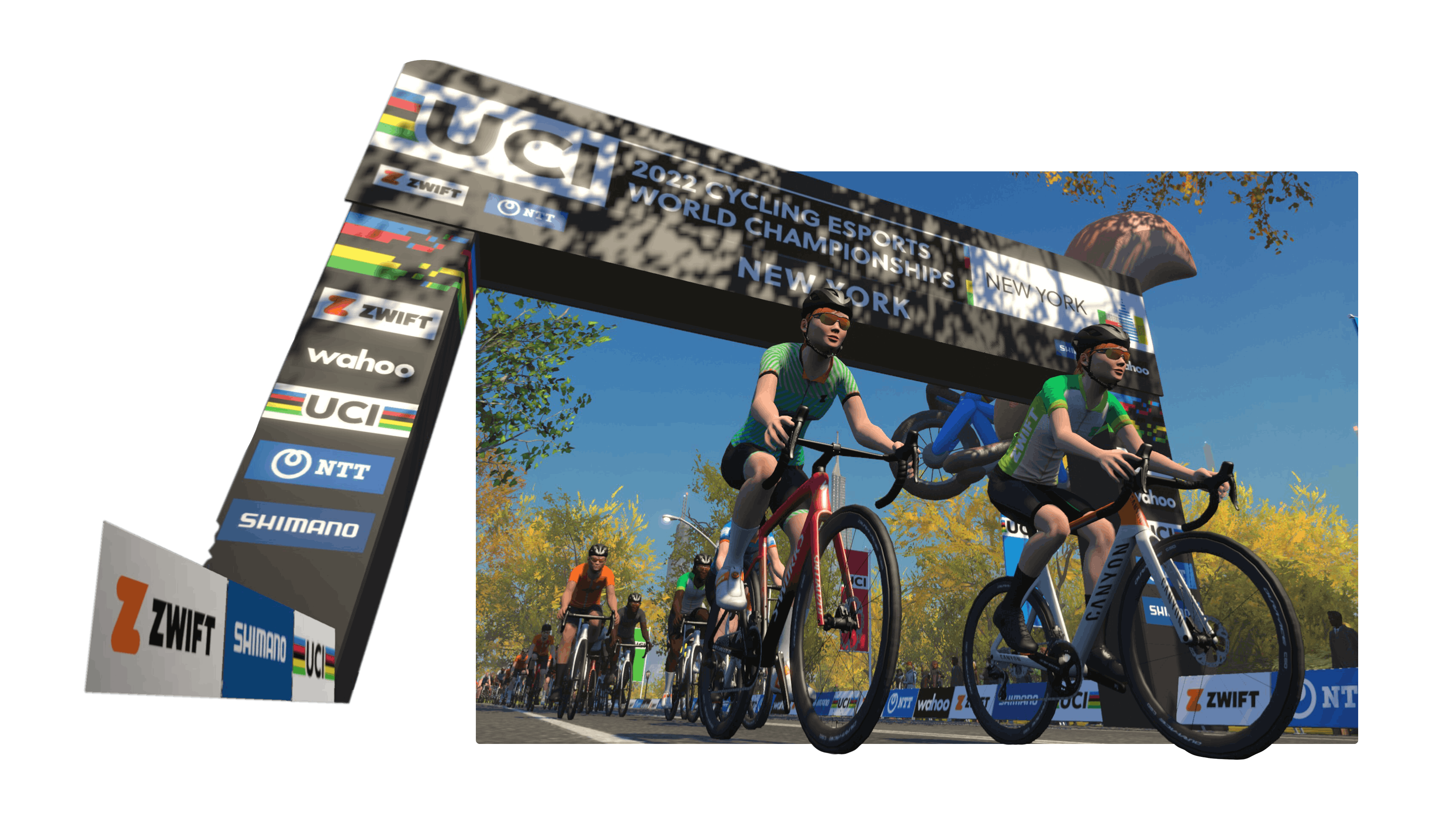 Ride the Course with NTT, Shimano, and Wahoo