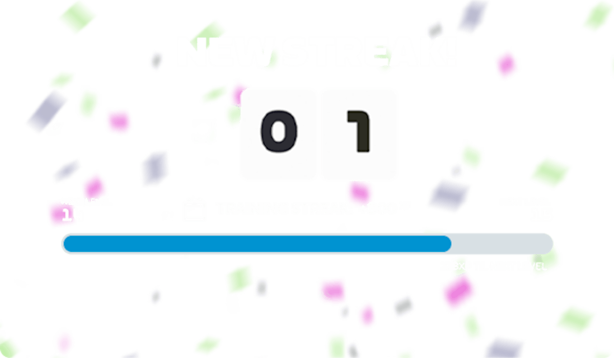 Keep Your Streak Alive 
with Tour de Zwift