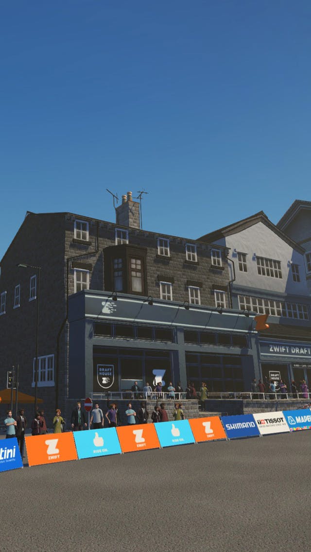 Zwift Yorkshire virtual cycling & running map