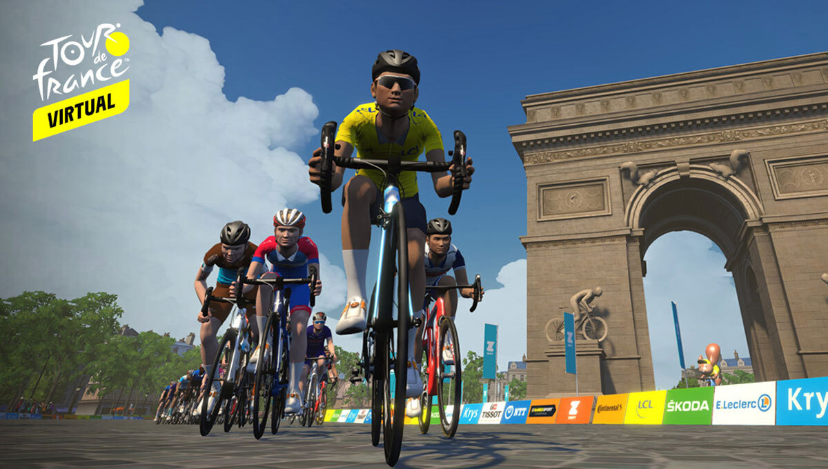 Stage 3 July 11th Virtual Tour de France Cycling Race Zwift