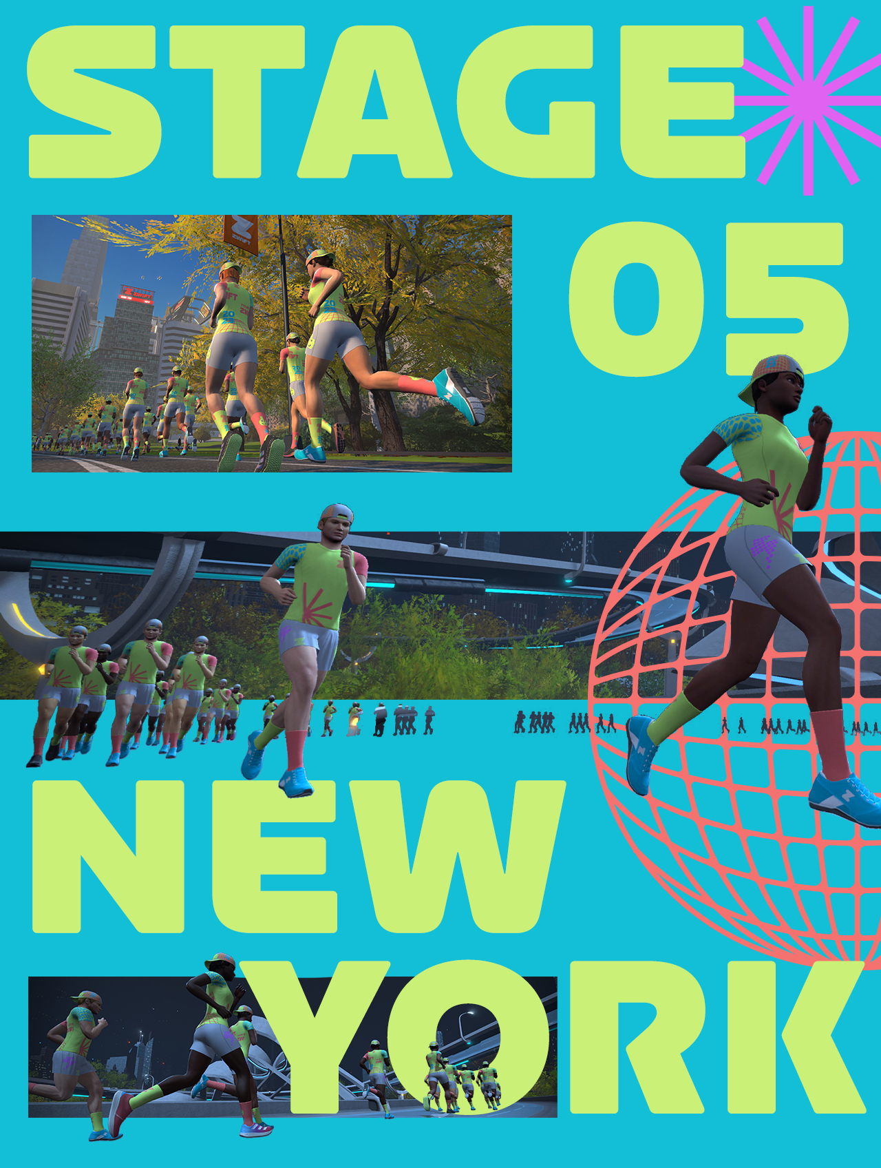 Stage 5 Run Tour de Zwift 2023 Zwift
