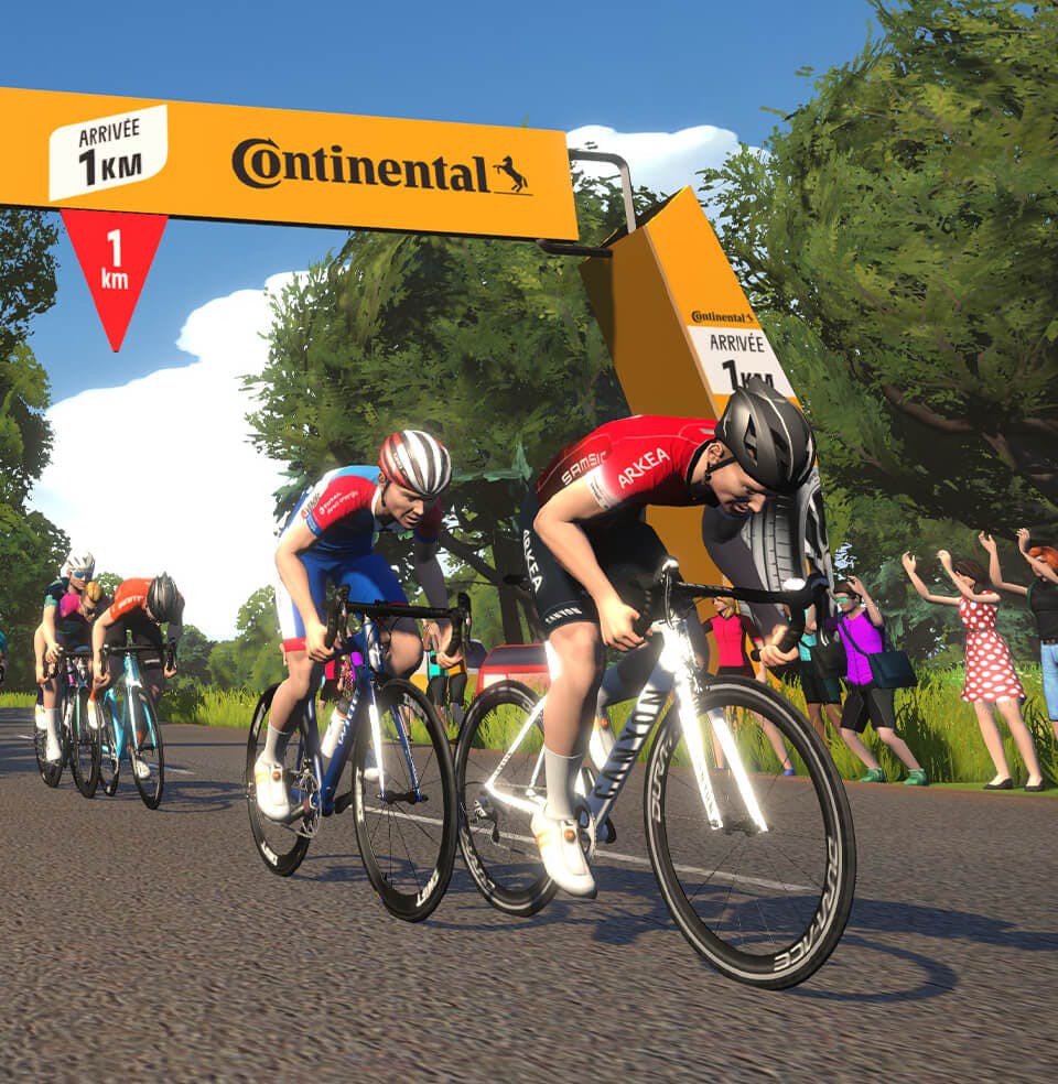 Stage 3 July 11th Virtual Tour de France Cycling Race Zwift